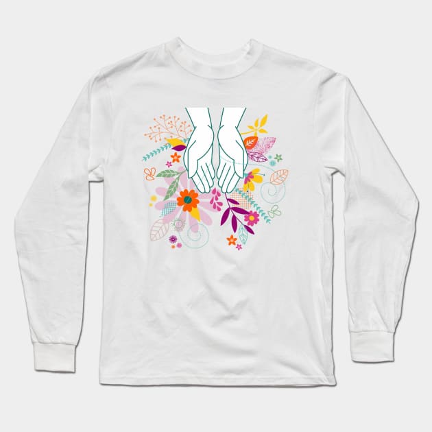 Mother Nature Long Sleeve T-Shirt by mil_papeles